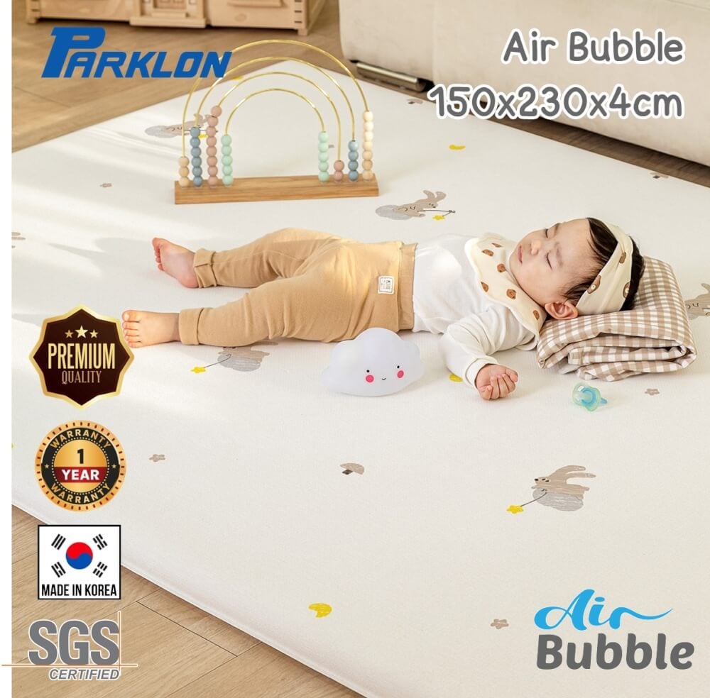 เบาะรองคลาน PARKLON AIR-MOON RABBIT 150X230X4.0CM